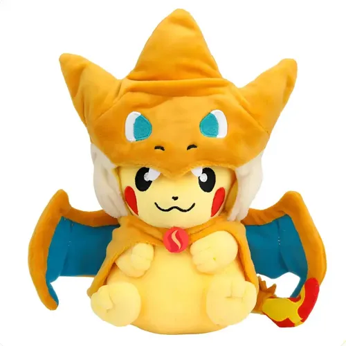 Peluche Cosplay Mega Charizard Y 23cm - Juguete De Peluche