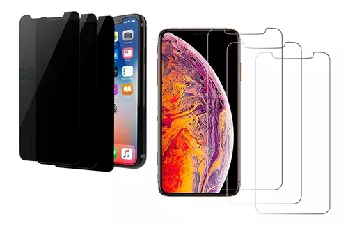 Vidrio Templado Y Anti-espia iPhone X / iPhone XS / 11 Pro