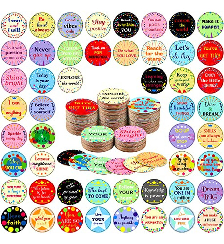 100 Pcs Positive Affirmation Chip Card With 50 Differen...