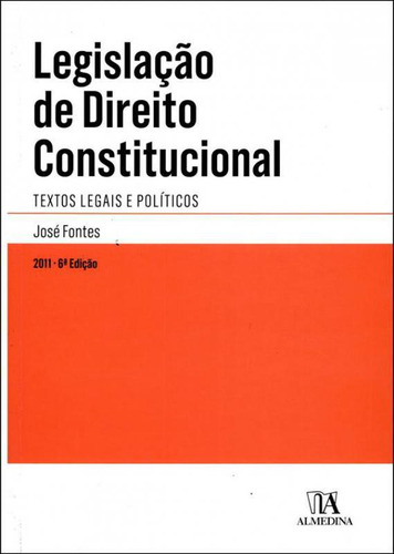 Livro Legislação De Direito Constitucional - Textos