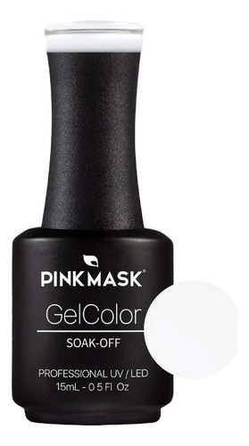Esmalte De Uñas Gel Semipermanente Pink Mask Blanco
