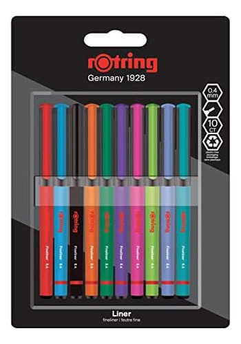 Rotring Liner Rotuladores Finos | 0,4 Mm | Bolígrafos Y