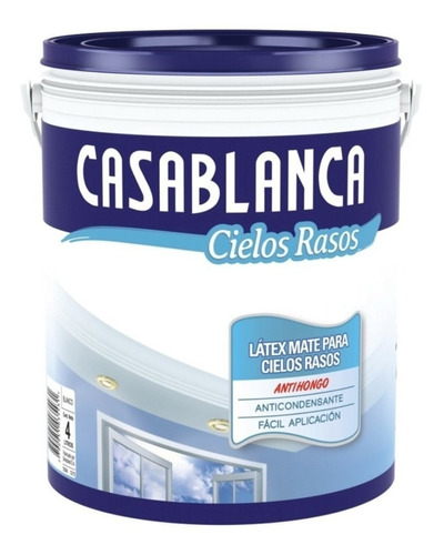 Pintura Cielorraso Casablanca Antihongo Acabo Delicado 1 Lt 