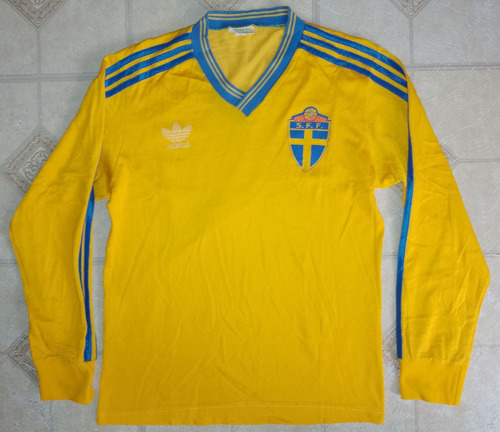 Camiseta adidas Suecia 1989 Modelo Talleres O Boca 90s 