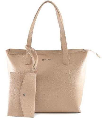 Bolsa Ramarim Valenti Tote Bag Grande C/ Carteira Nude