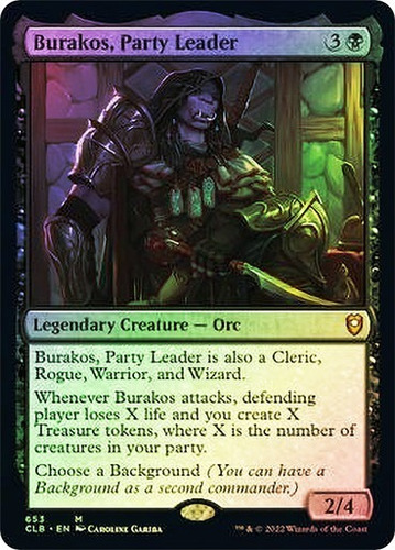 Magic Burakos, Party Leader Commander Legends Foil