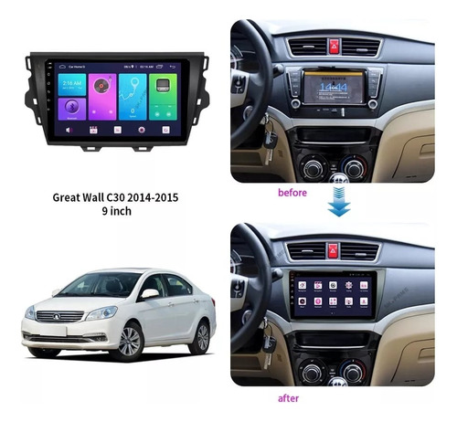 Consola De Radio Android Great Wall Voleex C30 2015-2019