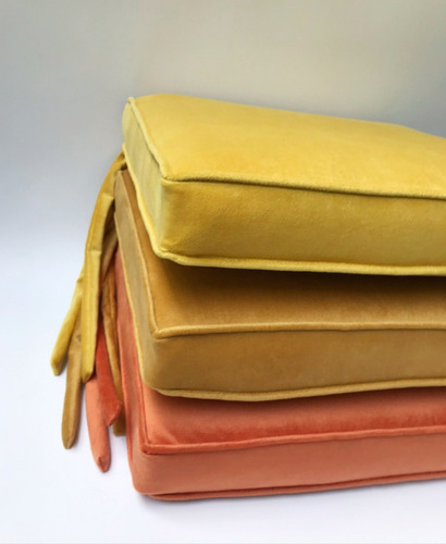 Imagen 5 de 9 de Almohadones Para Sillas Altos 40x40x7cm