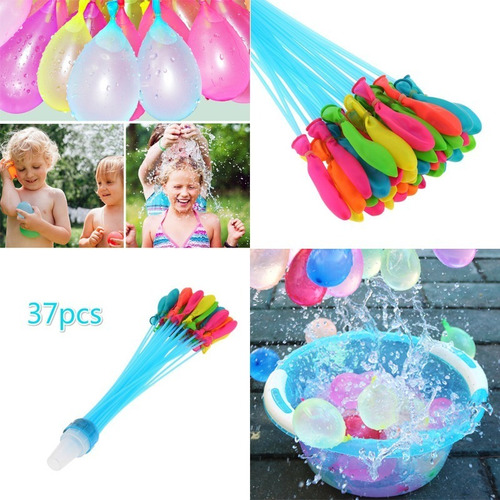 Imagem 3 de 5 de Balão De Água Guerra De Bexigas Kit C/2 Un 74 Water Balloons