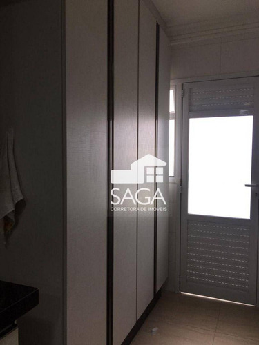 Imagem 29 de 30 de Todo Planejado E Decorado! Vista Mar! Apartamento Com 3 Dormitórios À Venda, 128 M² Por R$ 900.000 - Canto Do Forte - Praia Grande/sp - Ap4135