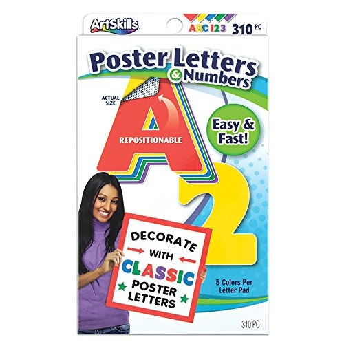 Artskills Poster Letters And Numbers A Z And 0 9