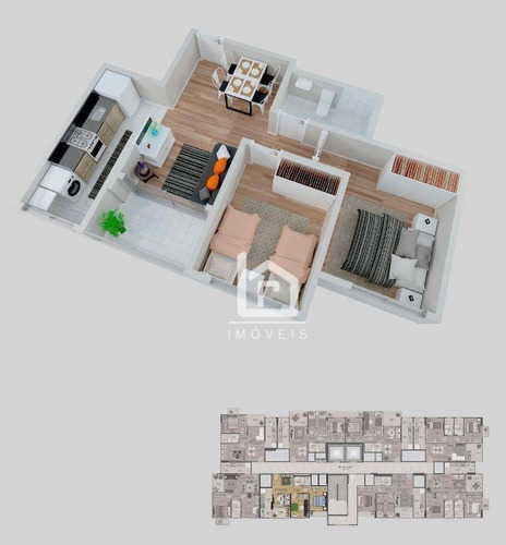 Imagem 27 de 30 de Residencial Monte Olimpo: 2 Quartos Para Investimento Com Entrada De R$8.800 E Parcelas Que Cabem No Seu Orçamento - Entrega Julho/2022! - Ap0453