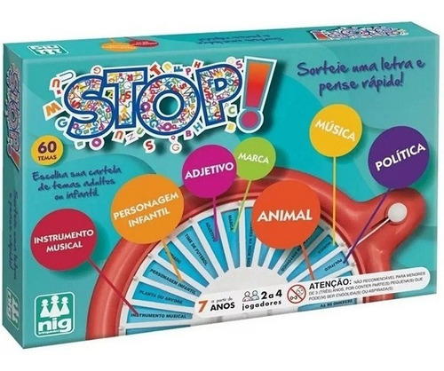 Jogo Stop 60 Temas Nig Brinquedos 0162