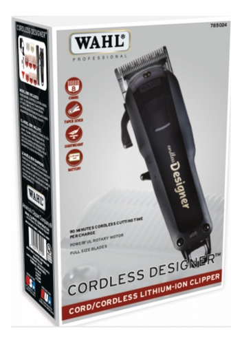 Wahl Pro Clipper Cordless 8591 Máquina Motilar Cabello Pelo