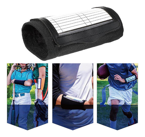 Brazalete De Entrenador Con Ventana De Visualización Negro