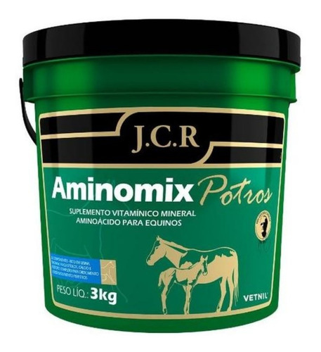 Suplemento Equinos Aminomix Potros Jcr 3kg - Vetnil