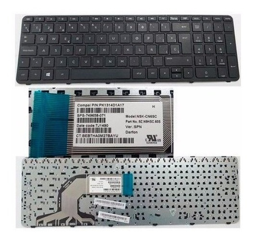 Teclado Hp Compatible Con 15-n 15-e 708168-001 749658-001 