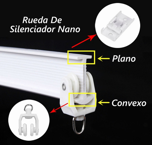 Riel Para Cortina De Techo Riel De Techo Soporte 3mts