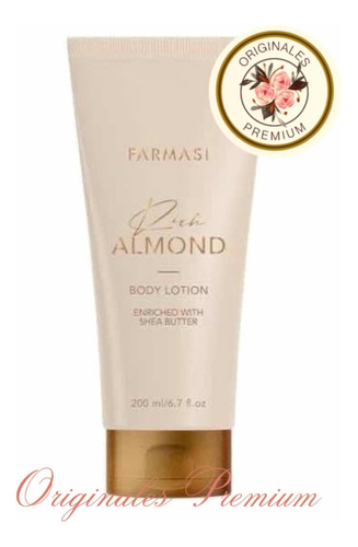 Loción Corporal De Almendras Farmasi, Rich Almond, 200 Mls.