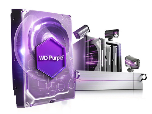 Imagen 1 de 6 de Disco Rigido Wd Western Digital 4tb Surveillance Purple Cctv