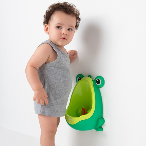 Mictório Infantil Com Ventosa Sapinho Verde Buba