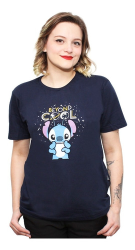 Camiseta Feminina Stitch Ohana - Lilo E Stitch Disney