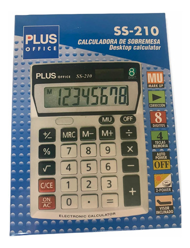 Calculadora Plus Office As-210