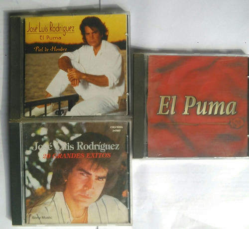 Jose Luis Rodriguez  El Puma Cd Lote Por 3 Cd Originales 