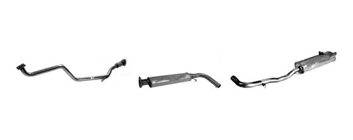 Escape Completo Vw Gol Diesel 1.6 (95-99)