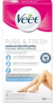 Comprar Bandas De Cera Depilatorias Veet Easy-gel Piel Sensible