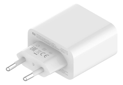 Cargador Xiaomi Mi 33w Wall Charger Tipo A + Tipo C Blanco