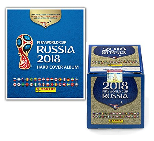 2018 Fifa World Cup Russia Hard Cover Album + 1 Box.