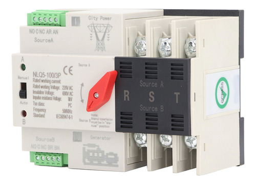 Transferencia Automática De Doble Potencia, 220 V, 3 Penique