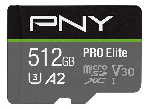 Pny 512gb U3 Pro Elite Microsd Card -... (xjlx)