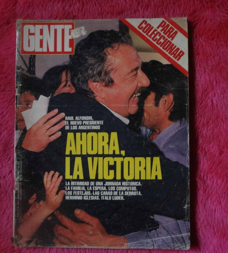 Gente #954 Noviembre 1983 Alfonsin Presidente