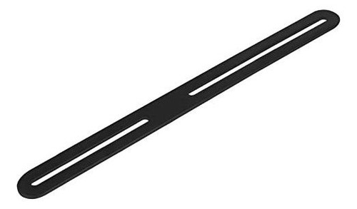 Placa Reparadora Plana Negra 11puLG Con Ranuras - Soporte