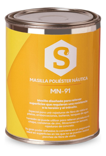 Masilla Nautica Para Rellenos Y Pegados 1 Kg 