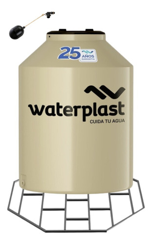 Tanque Clasico Tricapa Waterplast 1500lts + Base + Flotante