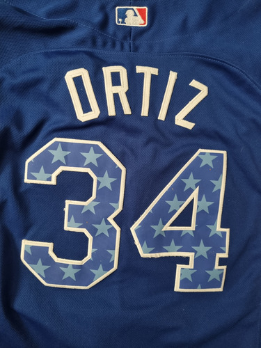 Jersey Dama Red Sox Boston Majestic Mlb David Ortiz All Star (Usado)