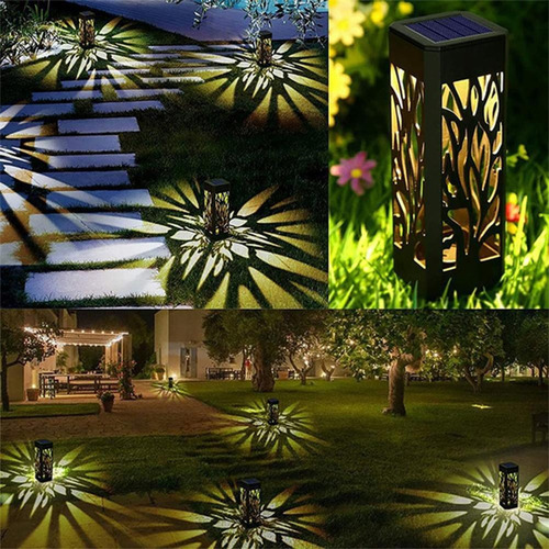 Luces Solares Para Jardín Con Detección Automática De Césped