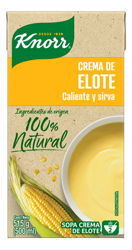 Crema De Elote Knorr 500 Ml