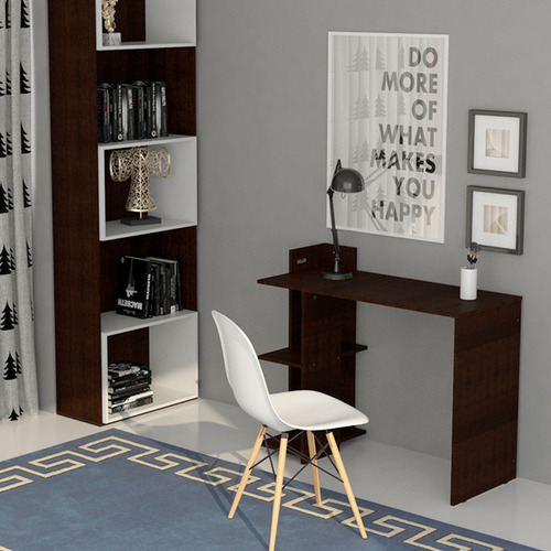 Escritorio Dakar Mesa Pc Oficina Mueble Estudio Wengue