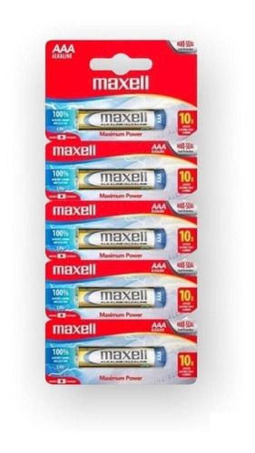 Pack 5 Pilas Alcalinas Maxell Tamaño Aaa / Sanfex S99993a