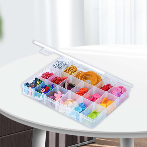 4 Caja Organizadora De Almacenamiento De Cuentas De Joyería