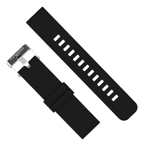Tinwoo Smart Watch Bands, 20mm, Tpu (negro)