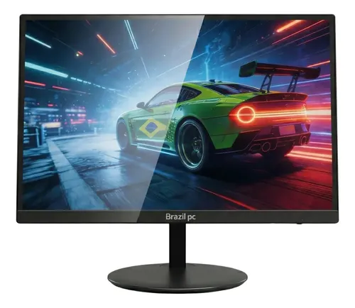 Monitor Led 19 Brazil Pc Hd Cor Preto