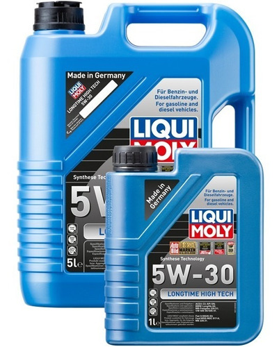 Aceite Para Motor Longtime High Tech 5w30 Liqui Moly 6lts