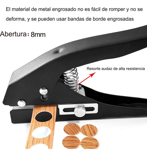 N Perforadora De 8mm Para Tornillo Con Taladro