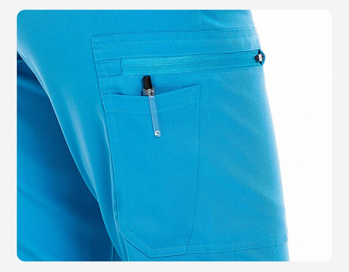 Conjunto De Uniforme De Enfermera De Hospital Con Cuello En