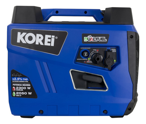 Generador Dual Fuel Inverter Korei Gasolina/gas Lp- Dual2300